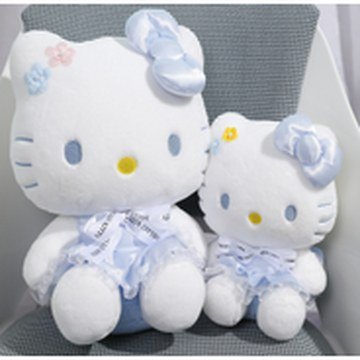 Flower Hello Kitty – Blue Plush