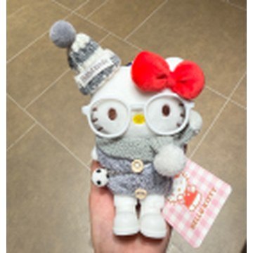 Gray Scarf Hello Kitty Plush