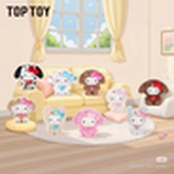 Hello Kitty Puppy Party Series Plush Charm Blind Box