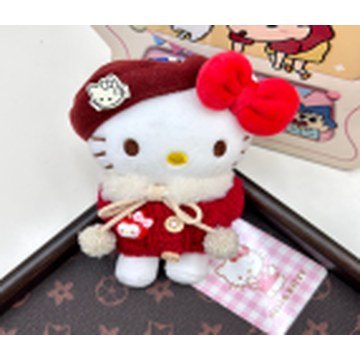 Red Beret & Scarf Hello Kitty Plush