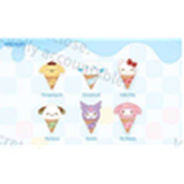 Sanrio Ice Cream Cone Series Plush Relaxing Toy