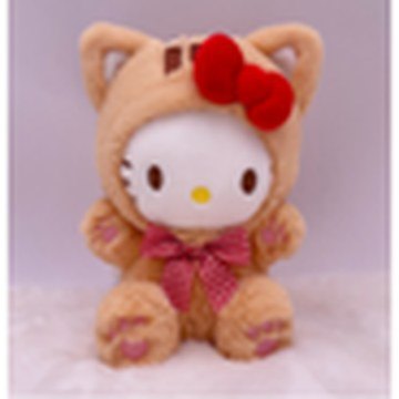 Sitting Hello Kitty – Winter Meow Brown Plush