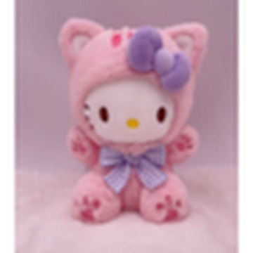 Sitting Hello Kitty – Winter Meow Pink Plush